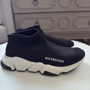 Balenciaga Monochrome Sock Sneakers